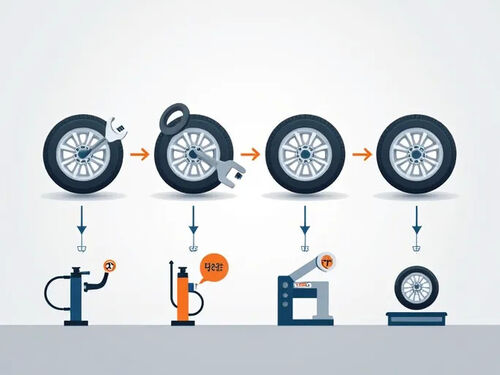 dernier blog d'entreprise sur Guide de montage manuel efficace et sûr pour le changement de pneu DIY