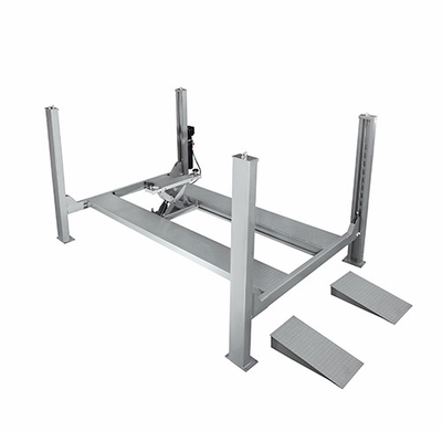 Goede prijs Hydraulische 4 post autolift/ 4 ton 4 post autolift met elektrische secundaire jack online