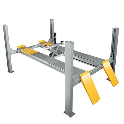 سعر جيد 4000kg 4 post car lift مع وظيفة محاذاة العجلات w مع محاذاة العجلات 3D الانترنت