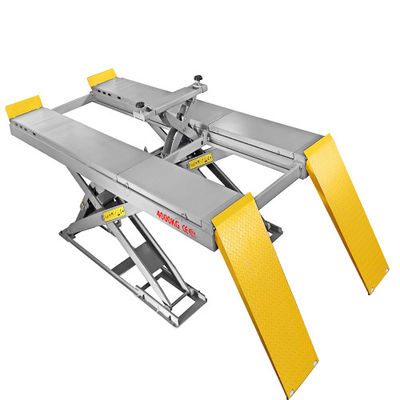 ราคาดี 3500 กิโลกรัม Super Thin Alignment Scissor Lift With Jack Elector ไฮดรอลิกรถยก ออนไลน์