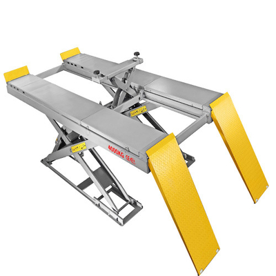 Good price 3500kg Super Thin Alignment Scissor Lift With Jack Elector Hydraulic Car Lift online