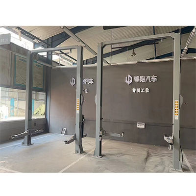 Buon prezzo T240M-1 Trasporto pesante 2 post-ascensore automatico con serrature di sicurezza e bracci di sollevamento angolati in linea