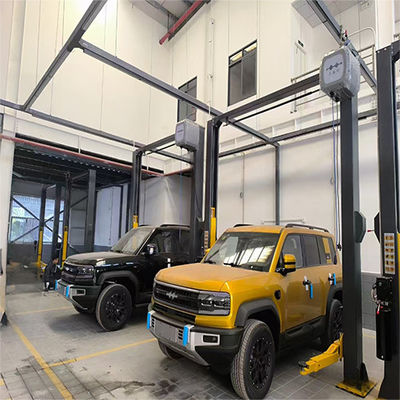 Buen precio T245MZ 4500 kg Elevador de coches hidráulico de 2 postes con gran capacidad de carga en línea