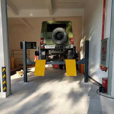 Guter Preis 4000 kg T440D Robust 4 Post Fahrzeugheber für die Reparatur schwerer Fahrzeuge Online