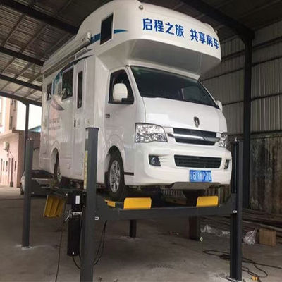 Dobra cena. 4000 kg T440D Hydrauliczne podnośniki 4-post dla szybkich operacji serwisowych w Internecie