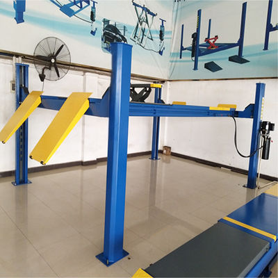 Harga yang bagus T440D Kapasitas tinggi 4 Post Car Lift 4000kg untuk pengangkat kendaraan yang aman on line
