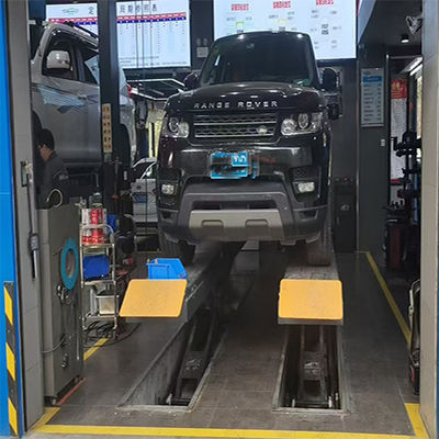 Bon prix T400D Levé à ciseaux lourds pour l'alignement et la réparation des véhicules en ligne