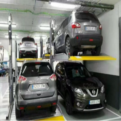 Bom preço TP227 Elevador de estacionamento de 2 postes com cilindro hidráulico para máxima estabilidade on-line