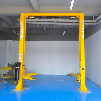 Bom preço T240M-1 Elevador automático de dois postes de trabalho pesado com fechaduras de segurança e braços de elevação angulares on-line