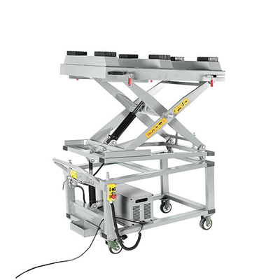 Buon prezzo New Energy EV Battery Lift Platform Vehicle Scissor Lift 1000Kg 2200lbs in linea