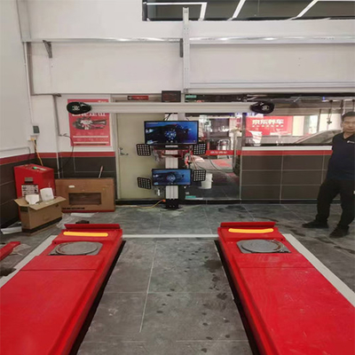X6 vollautomatische 3D-Rad-Ausrichtmaschine mit Doppelschirm