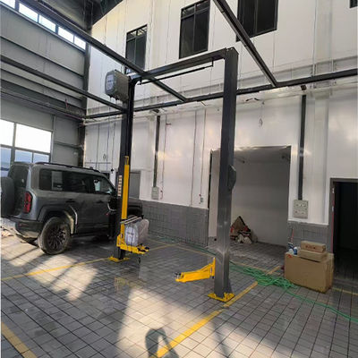 Goede prijs 4.5T cilinder aangedreven 2 post auto lift met stabiele carraige met zwaar werk online