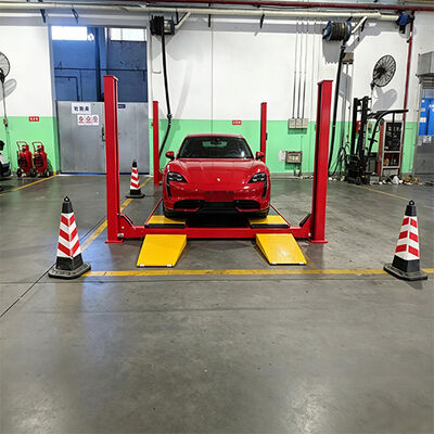 Good price 4 Post Hydraulic Car Lift Four Column 4000kg Capacity Auto Lift for Car Repair & Maintenance Four Wheel Alignment online